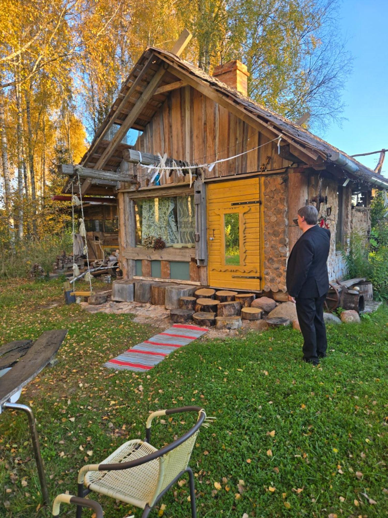 Вілла Baltas Raganinas Pirts Sabile Екстер'єр фото